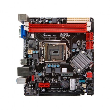 New Biostar H61MLV3 2ND/3RD GENRATION Desktop Motherboard